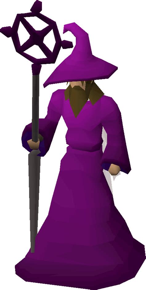 He was once level 41 and attackable and would summon imps to assist him in combat. . Osrs wizard